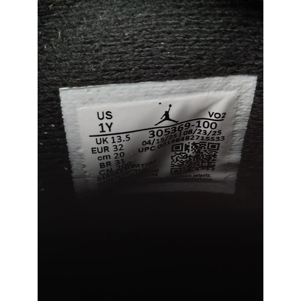 kids Jordan Air Jordan 8 Retro 'White and True Red 1y